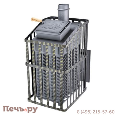 Чугунная Банная Печь GFS ЗК  Ураган 45 (П) фото 2