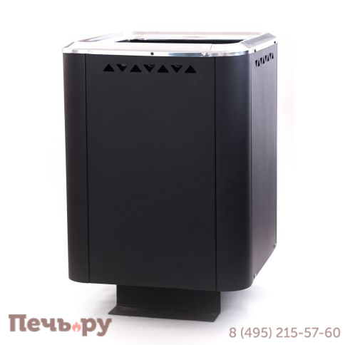 Чугунная банная печь НМК Сибирь-24 универсальная чугунная дверца (конвекционная) фото 7