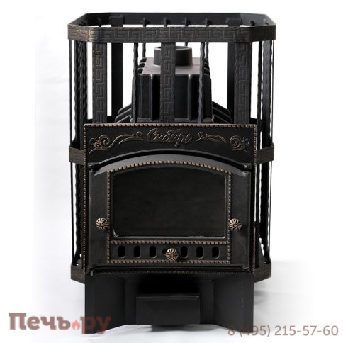 Чугунная банная печь НМК Сибирь-32 фото 2