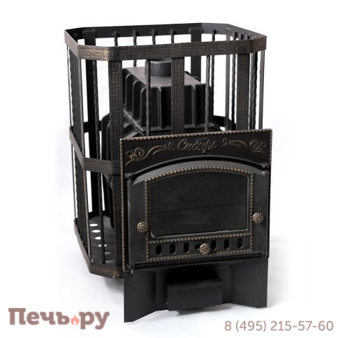 Чугунная банная печь НМК Сибирь-32 фото 3