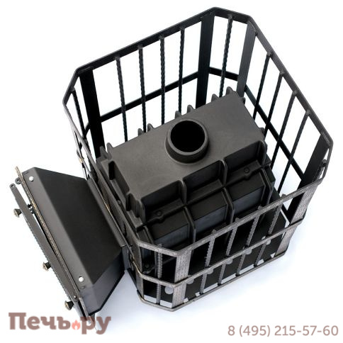 Чугунная банная печь НМК Сибирь-32 фото 9