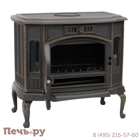 Чугунная печь - камин НМК Сибирь-10 фото 4
