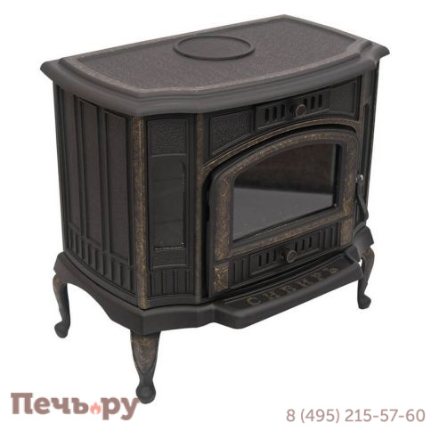 Чугунная печь - камин НМК Сибирь-10 фото 10