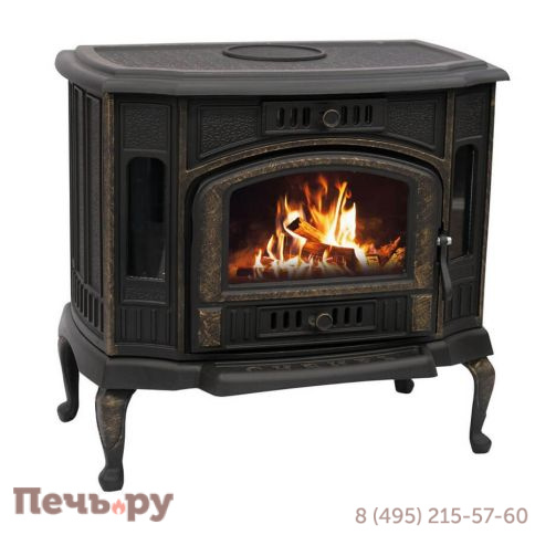 Чугунная печь - камин НМК Сибирь-10 фото