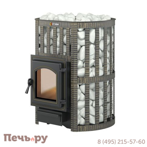 Чугунная печь Везувий Легенда Ковка 28 (270) б/в фото