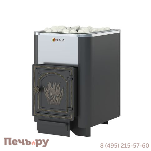 Чугунная печь Везувий Сенсация 16 антрацит (ДТ-4) Б/В фото