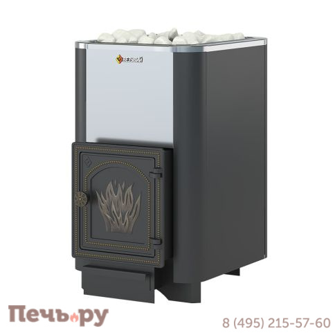 Чугунная печь Везувий Сенсация 22 антрацит (ДТ-4) Б/В фото