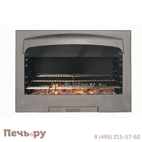 Чугунная топка Hergom Asador H04/100 открытая фото 5