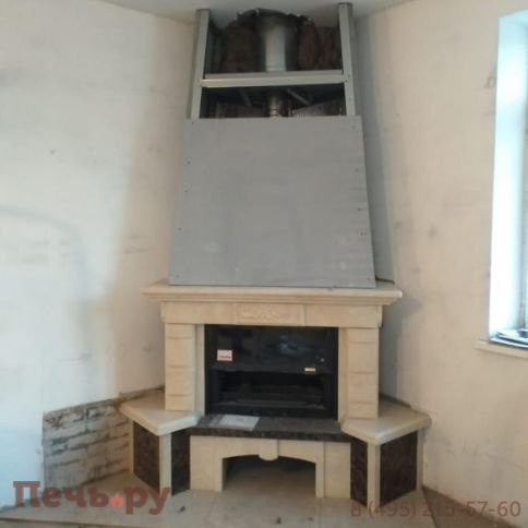 Каминная чугунная топка Мета Камилла 700 П фото 6