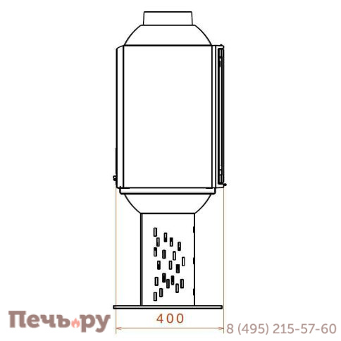 Чугунный камин Liseo Castiron LCI 5 GDF Compact фото 5
