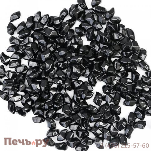 Декоративные элементы Kratki Fire Glass кристалл черный фото 2