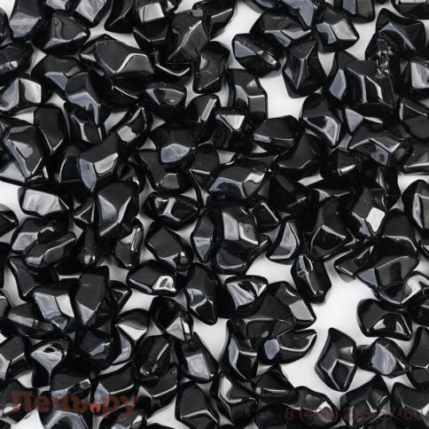 Декоративные элементы Kratki Fire Glass кристалл черный фото 3