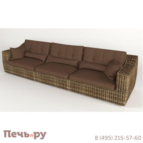 Диван 3-х местный Rotang Lux Сенатор фото
