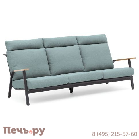 Диван Brafritid Malmo антрацит/ алюминий фото