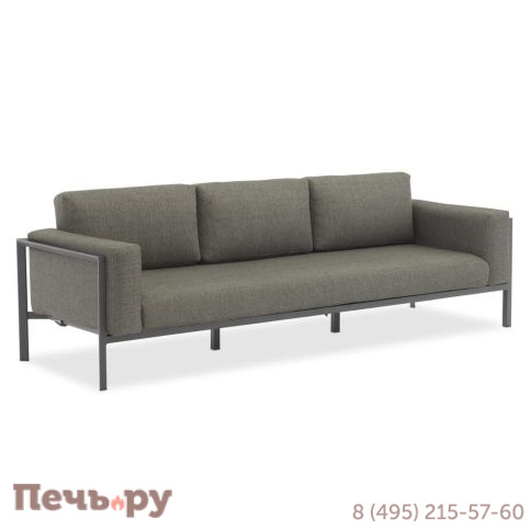 Диван Brafritid Stockholm антрацит/серый, алюминий фото