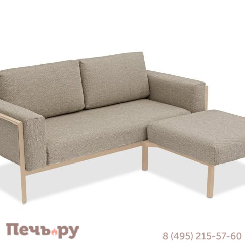 Диван Brafritid Stockholm бежевый/коричневый, алюминий фото 2