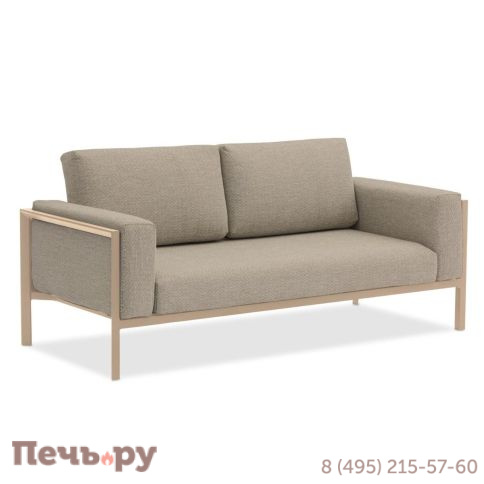 Диван Brafritid Stockholm бежевый/коричневый, алюминий фото