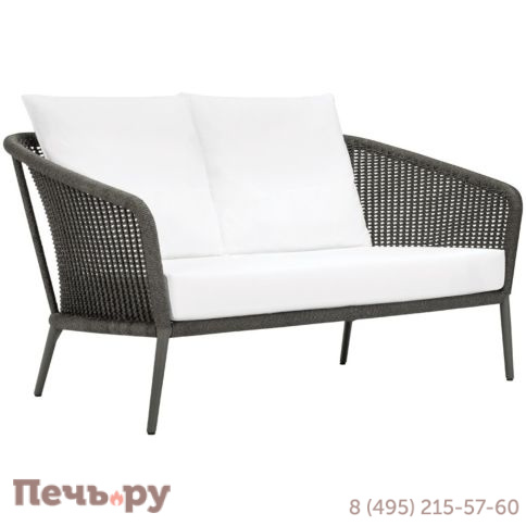 Диван двухместный плетеный с подушками JANUS et Cie Knot фото