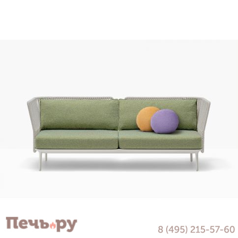 Диван плетеный с подушками Pedrali Reva Cocoon фото 2