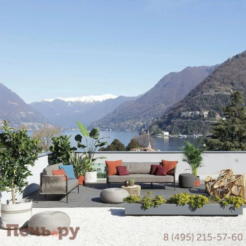 Диван двухместный плетеный Nodo Eva фото 3