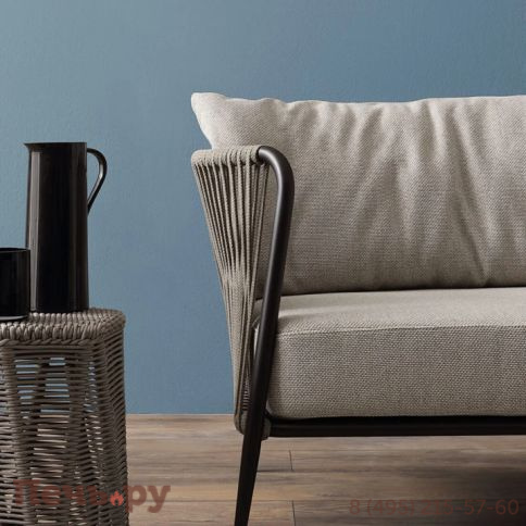 Диван двухместный плетеный Nodo Eva фото 5