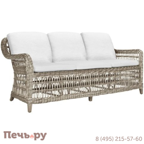 Диван трехместный плетеный с подушками JANUS et Cie Arbor Alta фото