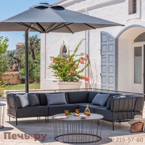 Диван угловой металлический с подушками EMU Cannole фото 2