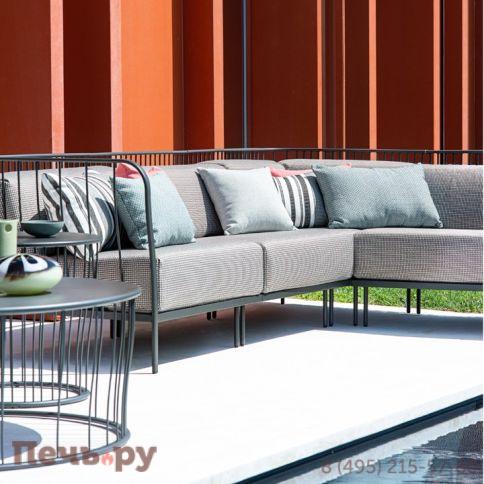 Диван угловой металлический с подушками EMU Cannole фото 3