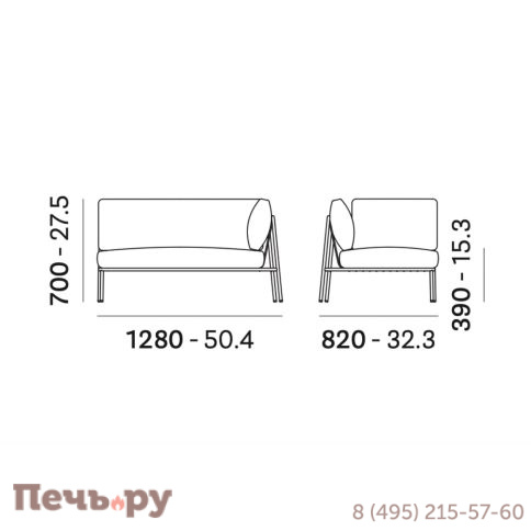 Диван угловой с подушками Pedrali Nolita Sofa фото 3