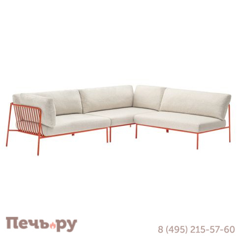 Диван угловой с подушками Pedrali Nolita Sofa фото