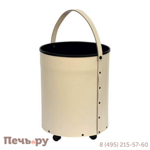 Дровница Comex 50.040P Tondo Ecopelle Panna D.38 H.50 фото