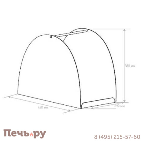 Дровница Silver Smith Bear фото 2