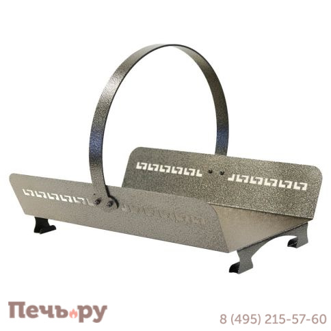 Дровница Вулкан VKN111-ASL античное серебро фото