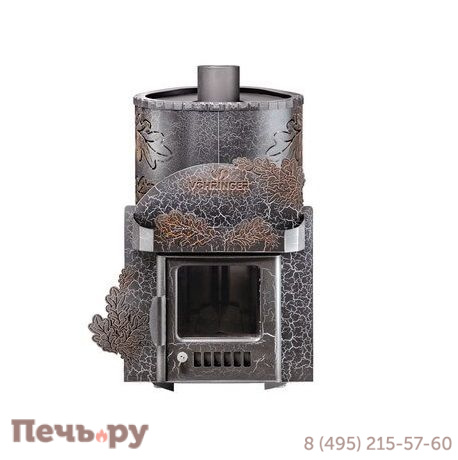 Дровяная банная печь Ферингер Мини в кожухе Дуб паровая с закрытой каменкой до 18 куб м фото 2