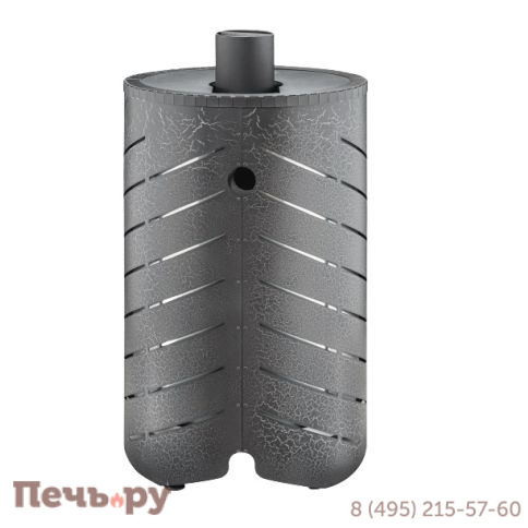 Дровяная банная печь Ферингер Уют 18 в кожухе Лайн с закрытой каменкой до 18 куб м фото 4