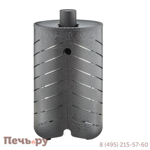 Дровяная банная печь Ферингер Уют 25 в кожухе Лайн с закрытой каменкой до 25 куб м фото 6