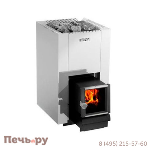 Дровяная банная печь Harvia Standart 16 SL Steel фото