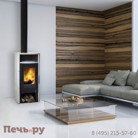 Дровяная печь Chazelles Megeve WHITE CERAMIC фото