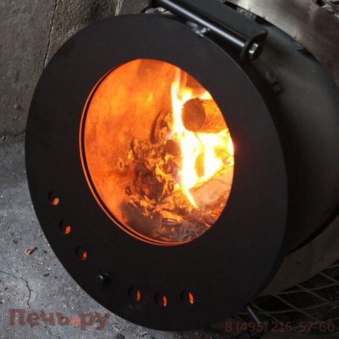 Дровяная печь для сауны IKI Loyly jr со стеклянной дверцей фото 5