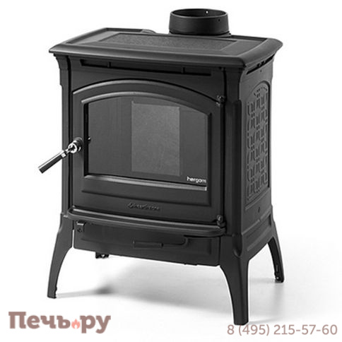 Дровяная печь Hergom Craftsbury темно-глубая эмаль фото
