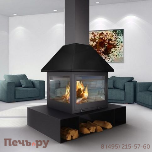 Дровяной камин Traforart Sandra central фото