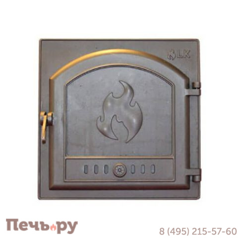 Дверца каминная LK герметичная глухая (410х410) фото