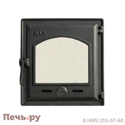 Дверца топочная  LK герметичная  со стеклом (250х280) фото