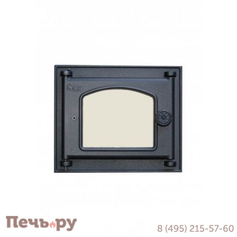 Дверца топочная  LK со стеклом (250х210) фото