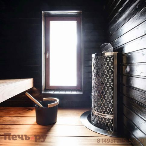 Электрическая печь для сауны IKI Wall 9 кВт пристенная фото 4