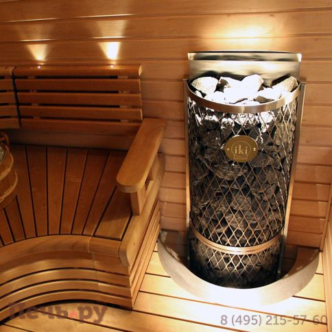 Электрическая печь для сауны IKI Wall 9 кВт пристенная (встроенное управление) фото 2