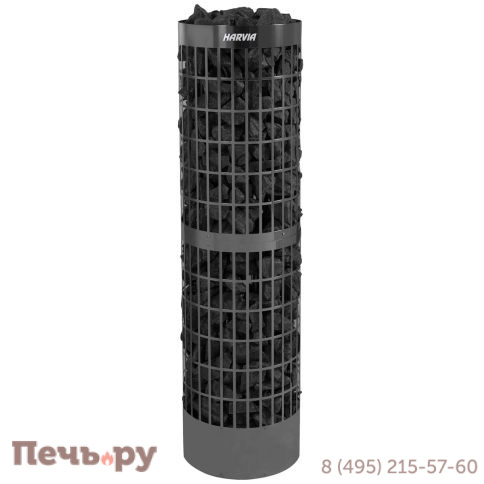 Электрическая печь Harvia Cilindro Pro PC100E/135E черная (без пульта) фото