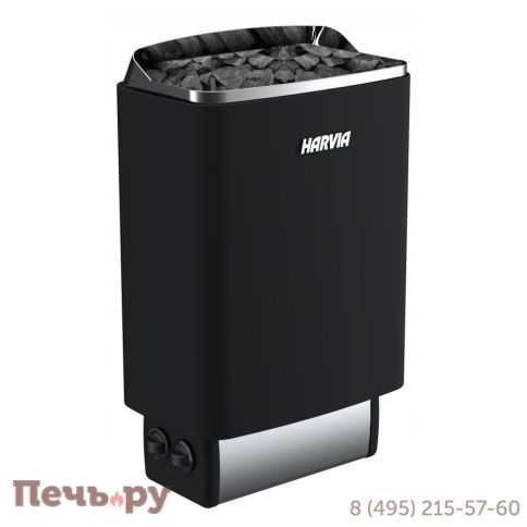 Электрическая печь Harvia SteelTop M45 Black фото