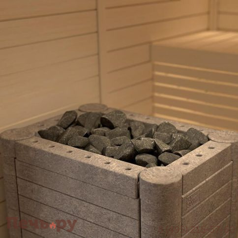 Электрическая печь SAWO Stone Nimbus NIM-90NS-P (облицовка - талькохлорит, требуется панель управления и блок мощности) фото 2