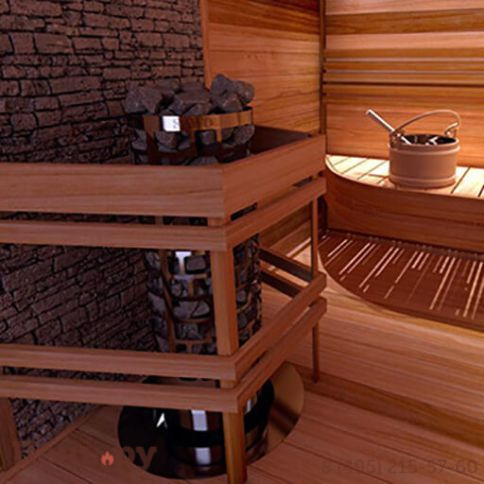 Электрическая печь SAWO Tower Aries круглая ARI3-75NB-P (встроенный пульт управления) фото 7